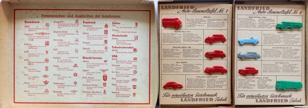 Landfried Tabak Autotypen Sammelwerk 1954 in Originalkarton (5477)